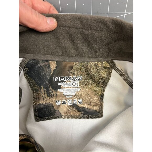NOMAD Men's Utility Camo Half-Zip Hunting Shirt Mossy Oak Droptine Sz XXL NEW~~ - Picture 6 of 8